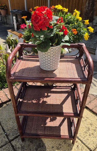 Vintage cane bamboo - vintage, woven