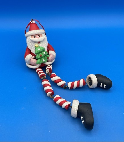 Santa with long candy cane - with,