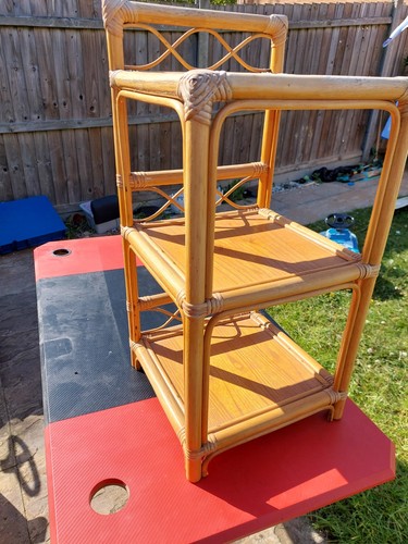 Vintage cane bamboo rattan - cane,