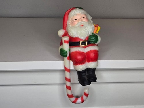 Vintage plastic santa claus - vintage,