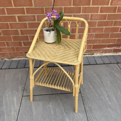 Vintage bamboo rattan plant - vintage,