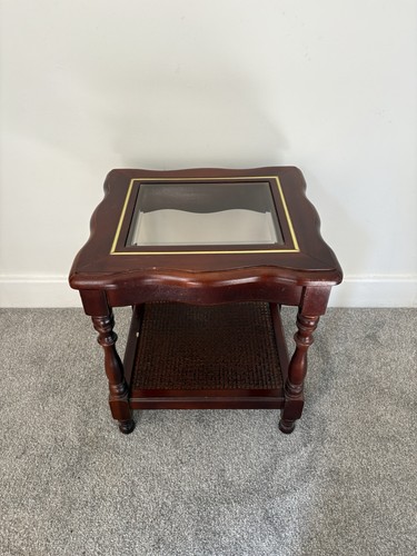 Vintage wooden side table - vintage,