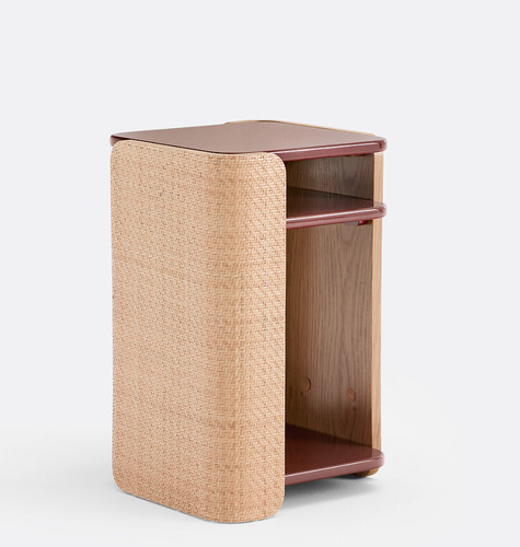 Redoute cane bedside tables - la,