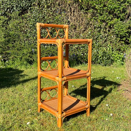 Vintage rattan bamboo - rattan, tier