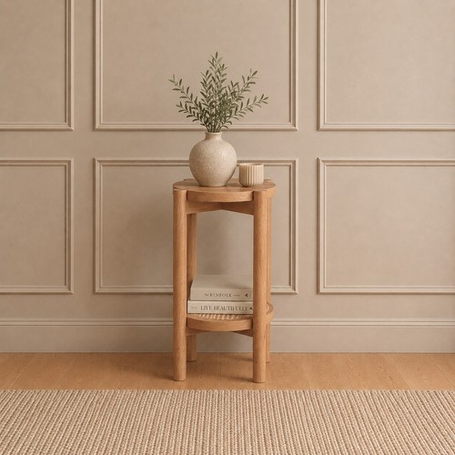 Solid mango wood round - mango,